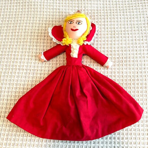 Handmade Little Red Riding Hood Topsy Turvy Doll Pretend Play StoryTime Library - Picture 2 of 10